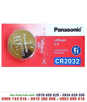 Panasonic CR2032 , Pin 3v lithium Panasonic CR2032 chính hãng